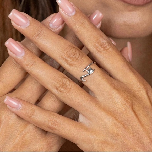 925 Silver Cat Ring, Silver Kitty Ring,High Quality Adjustable Cat Ring - Picture 2 of 6